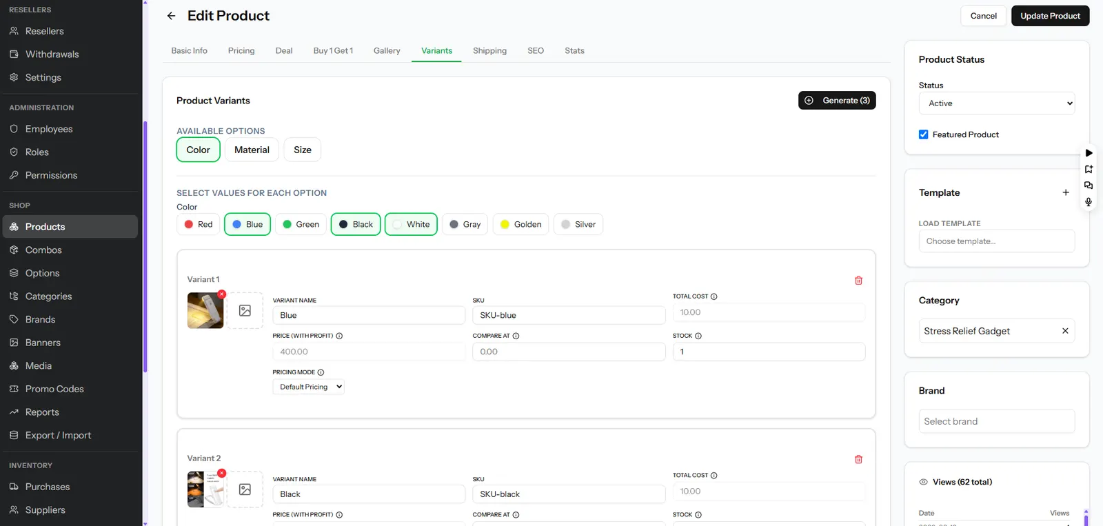 Luxiworld product screenshot