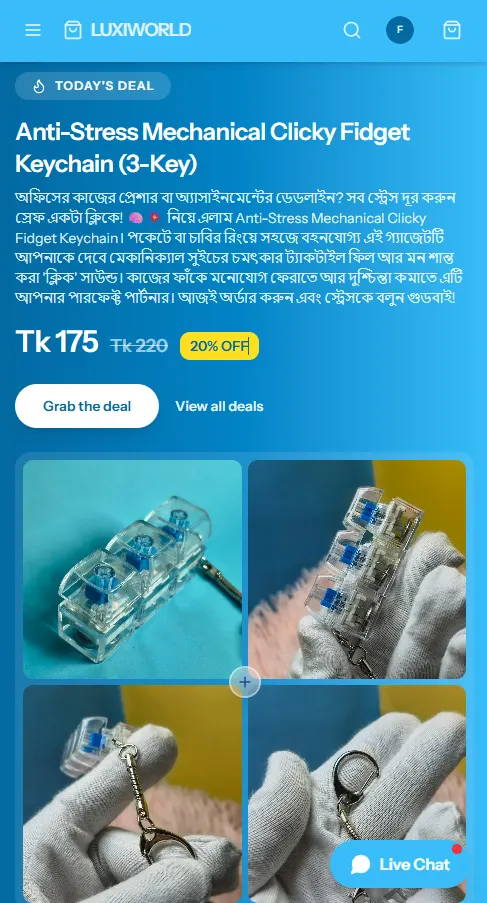 Luxiworld product screenshot