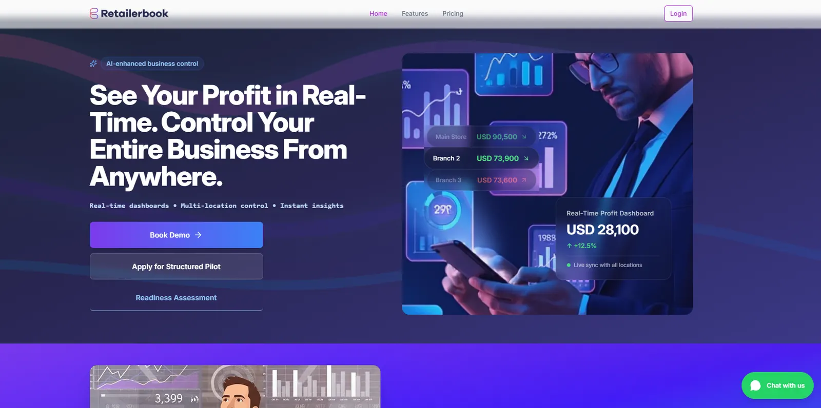 RetailerBook product screenshot