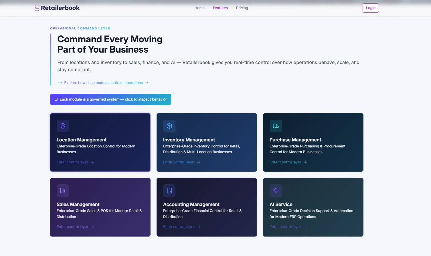 RetailerBook product screenshot
