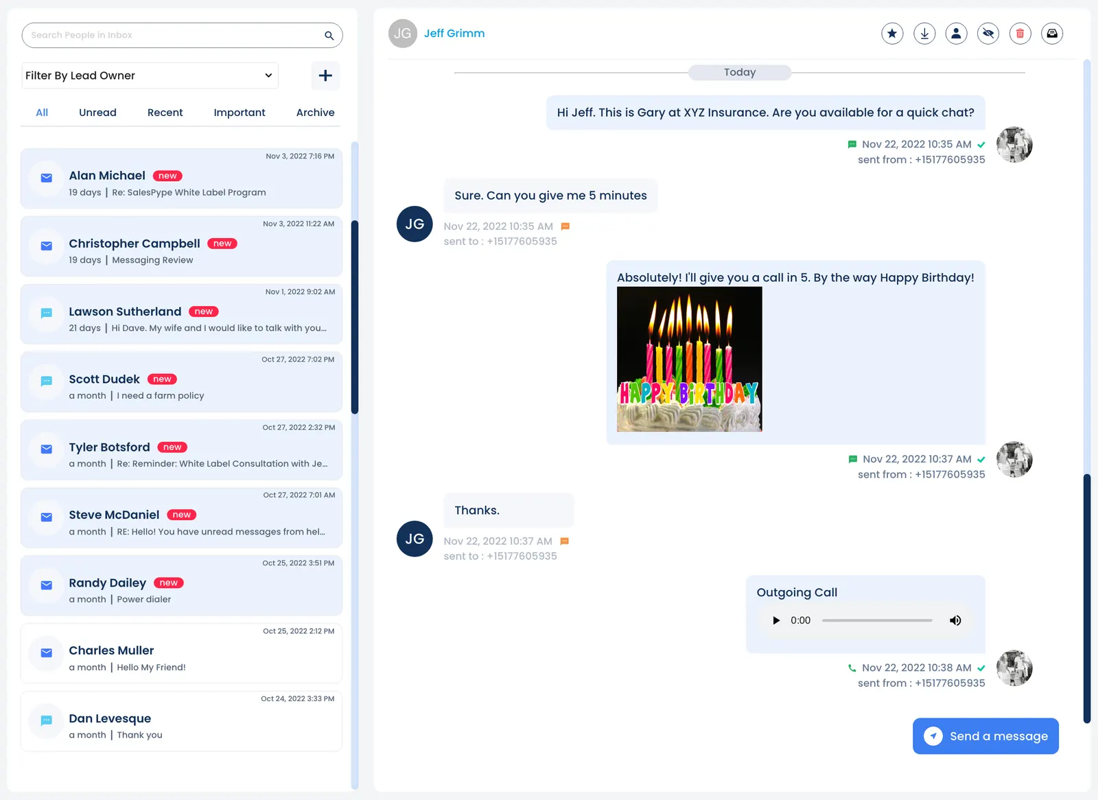 SalesPype product screenshot